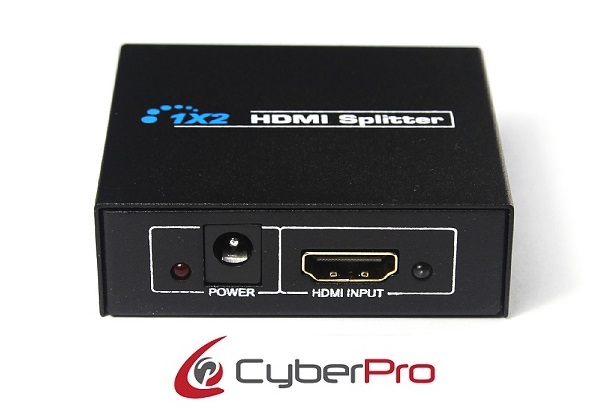 CyberPro CP-HSP2 HDMI Splitter 1 in - 2 out (power)
