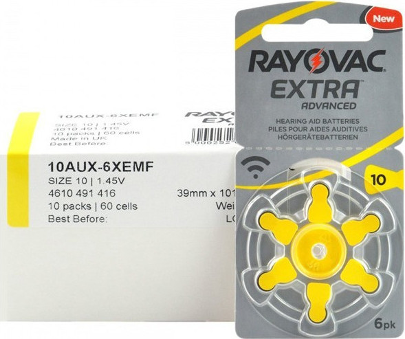 Rayovac Extra Advanced    10 1.45V 60