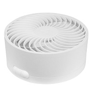 Arctic Summair Plus - Foldable Table Fan with Integrated Battery, White