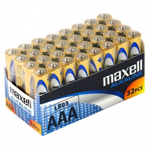 Μπαταρία Αλκαλική Maxell LR03 size AAA 1.5 V Τεμ. 32